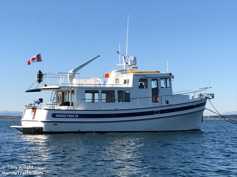 island wanderer (Pleasure craft) - IMO , MMSI 316035876, Call Sign CFA2547 under the flag of Canada