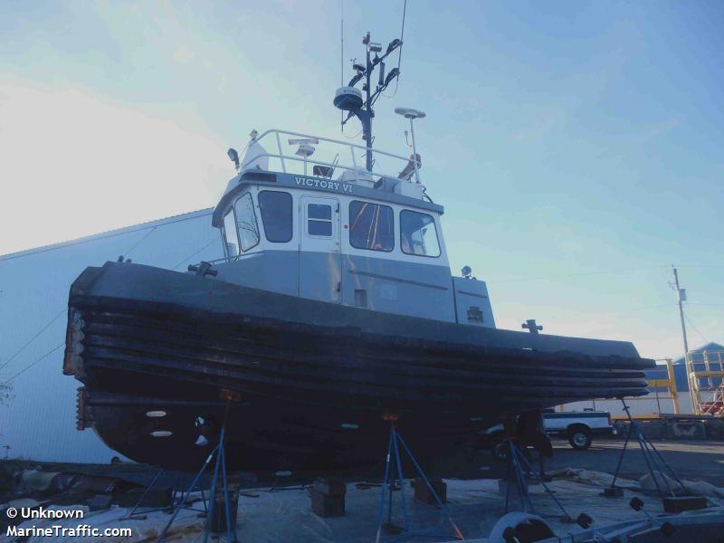 victory vi (Tug) - IMO , MMSI 316038807 under the flag of Canada