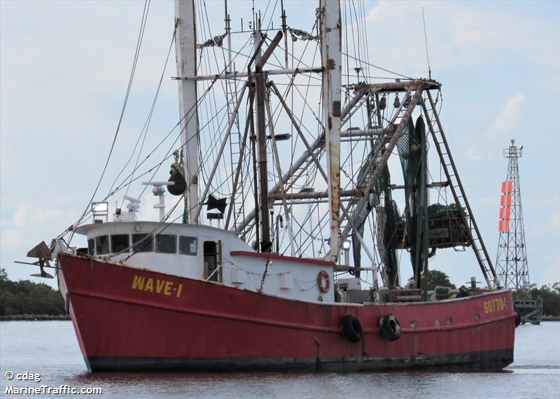 wave 1 (Fishing vessel) - IMO , MMSI 367771350, Call Sign WDJ3783 under the flag of United States (USA)