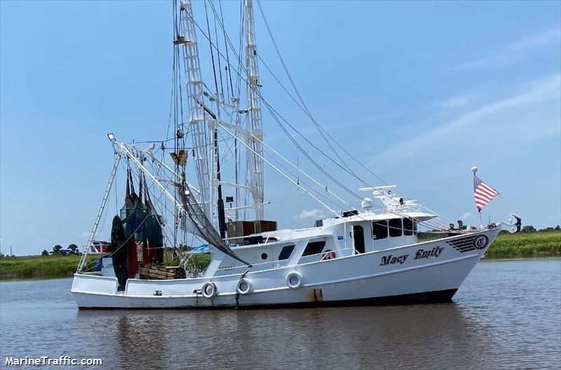 macy emily (Fishing vessel) - IMO , MMSI 368118780, Call Sign WDL3149 under the flag of United States (USA)