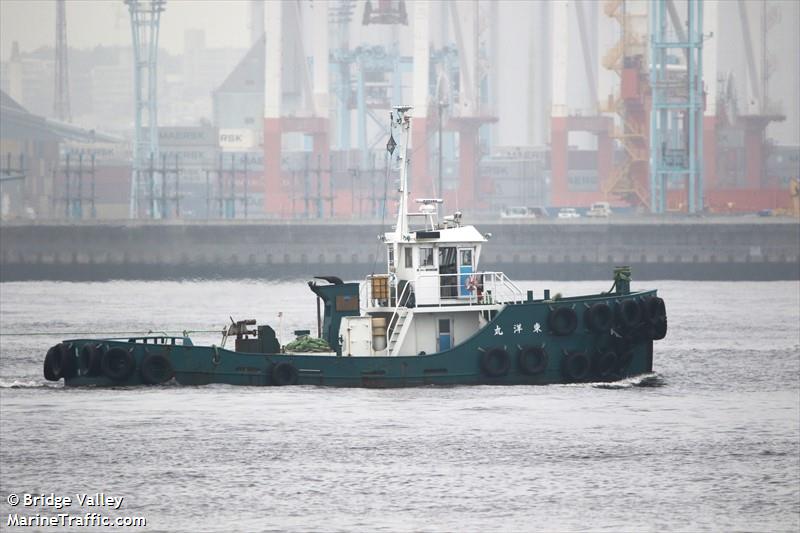 toyo maru (Tug) - IMO , MMSI 431008337 under the flag of Japan
