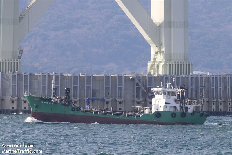 myouei maru no.1 (Tanker) - IMO , MMSI 431300085, Call Sign JI3533 under the flag of Japan