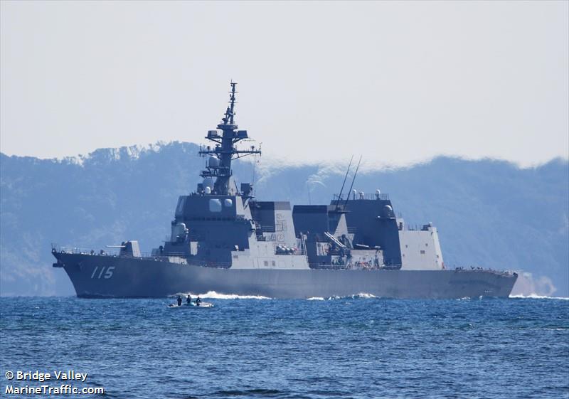 japan war ship (Military ops) - IMO , MMSI 431999528, Call Sign JSPX under the flag of Japan
