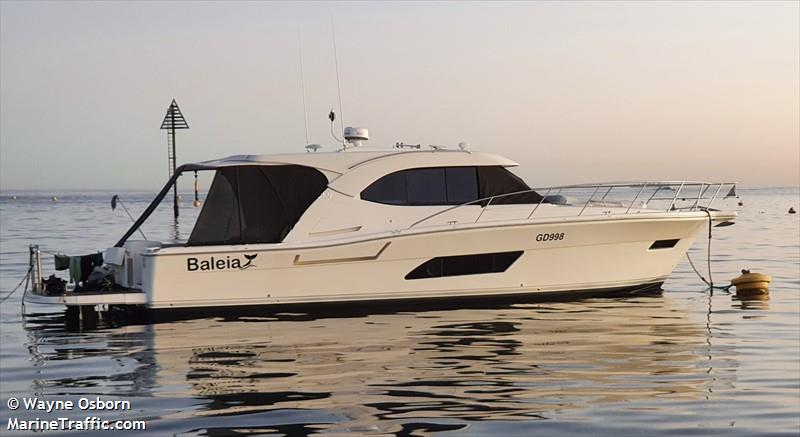 baleia (Pleasure craft) - IMO , MMSI 503082490, Call Sign GD998 under the flag of Australia