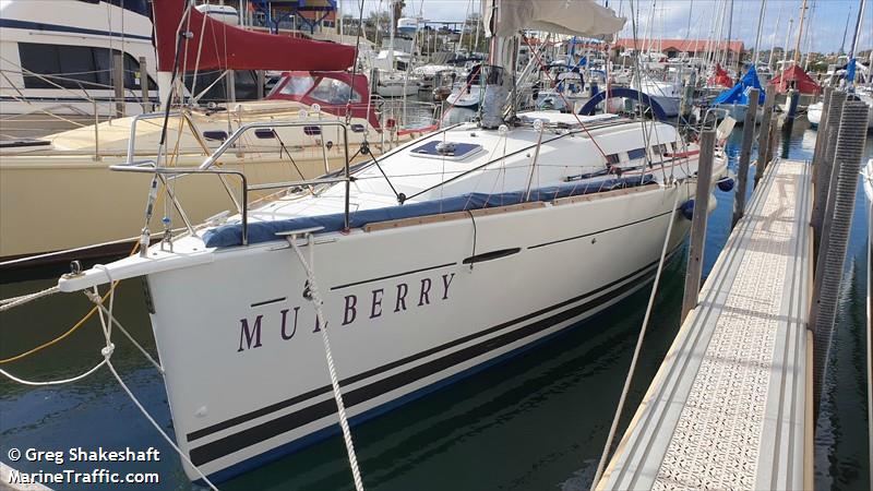 mulberry (Sailing vessel) - IMO , MMSI 503794200, Call Sign HY 351 under the flag of Australia
