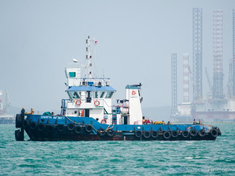 samwoh infinity (Tug) - IMO 9545962, MMSI 563014320, Call Sign 9V8326 under the flag of Singapore