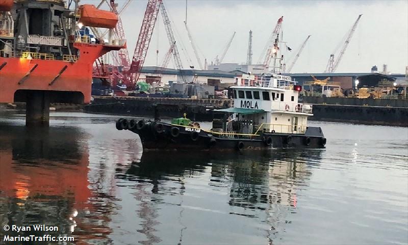 mola saif (Tug) - IMO , MMSI 563030940 under the flag of Singapore