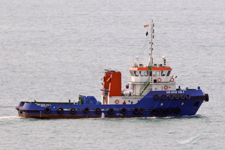 hk tug 9 (Towing vessel) - IMO , MMSI 563034220 under the flag of Singapore