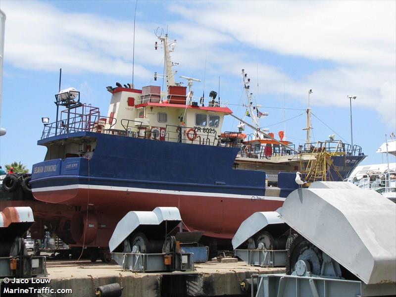 seawin diamond (Fishing vessel) - IMO , MMSI 601061600, Call Sign ZR8025 under the flag of South Africa