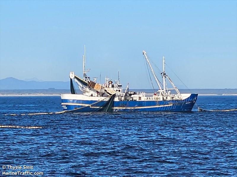 starcrest (Fishing vessel) - IMO , MMSI 601541000, Call Sign ZR 5486 under the flag of South Africa