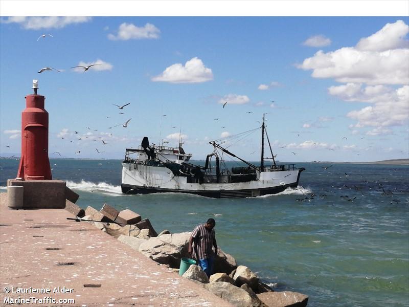 boetie akie (Fishing vessel) - IMO , MMSI 601784000, Call Sign ZR 3748 under the flag of South Africa