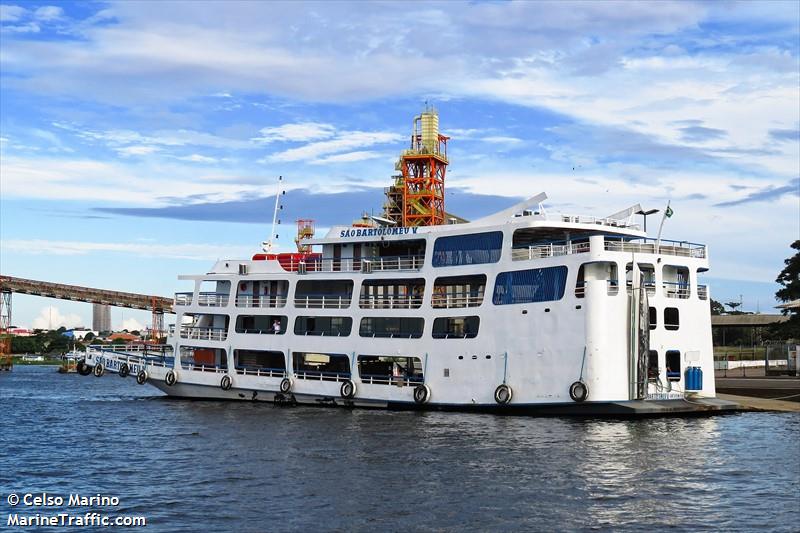 sao bartolomeu v (Passenger ship) - IMO , MMSI 710002687, Call Sign PU2514 under the flag of Brazil