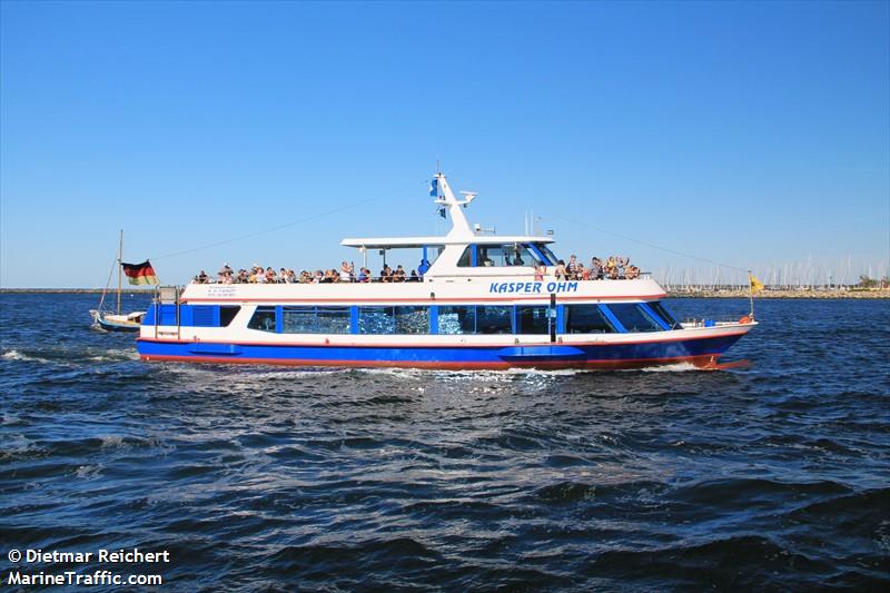 kasper ohm (Passenger ship) - IMO , MMSI 211539030, Call Sign DJ5665 under the flag of Germany