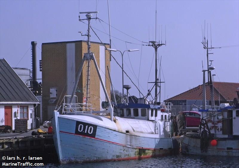 o10 hyacint (Fishing vessel) - IMO , MMSI 220076000, Call Sign OUQI under the flag of Denmark