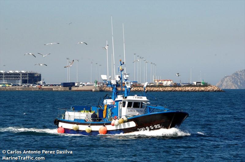 loreto cuatro (Fishing vessel) - IMO , MMSI 224106950, Call Sign EB5623 under the flag of Spain