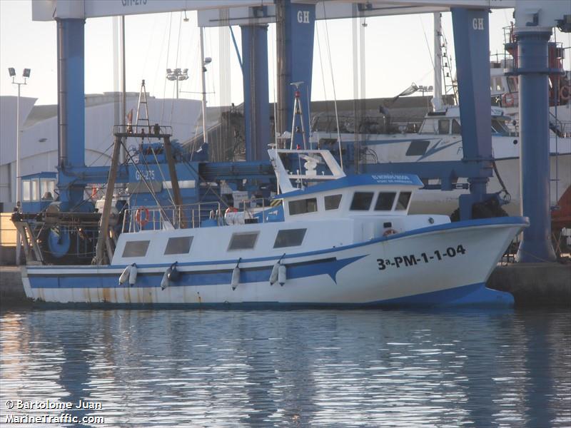 es morras segundo (Fishing vessel) - IMO , MMSI 224125630, Call Sign EA7469 under the flag of Spain