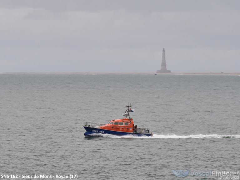 sns162 sieur de mons (SAR) - IMO , MMSI 227170920, Call Sign FAA9270 under the flag of France
