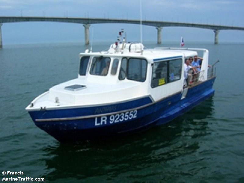 anthias (Pleasure craft) - IMO , MMSI 227574150, Call Sign FGD5857 under the flag of France