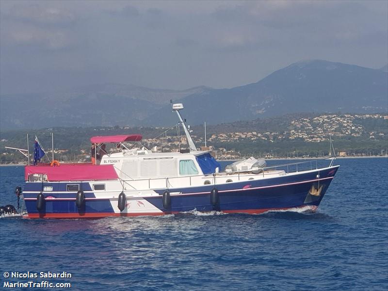 bacarelle (Pleasure craft) - IMO , MMSI 227878550, Call Sign FAE9431 under the flag of France