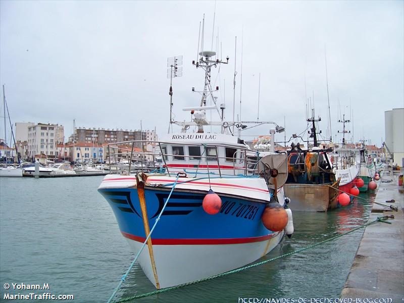 fv roseau du lac (Fishing vessel) - IMO , MMSI 227977000, Call Sign FHMW under the flag of France