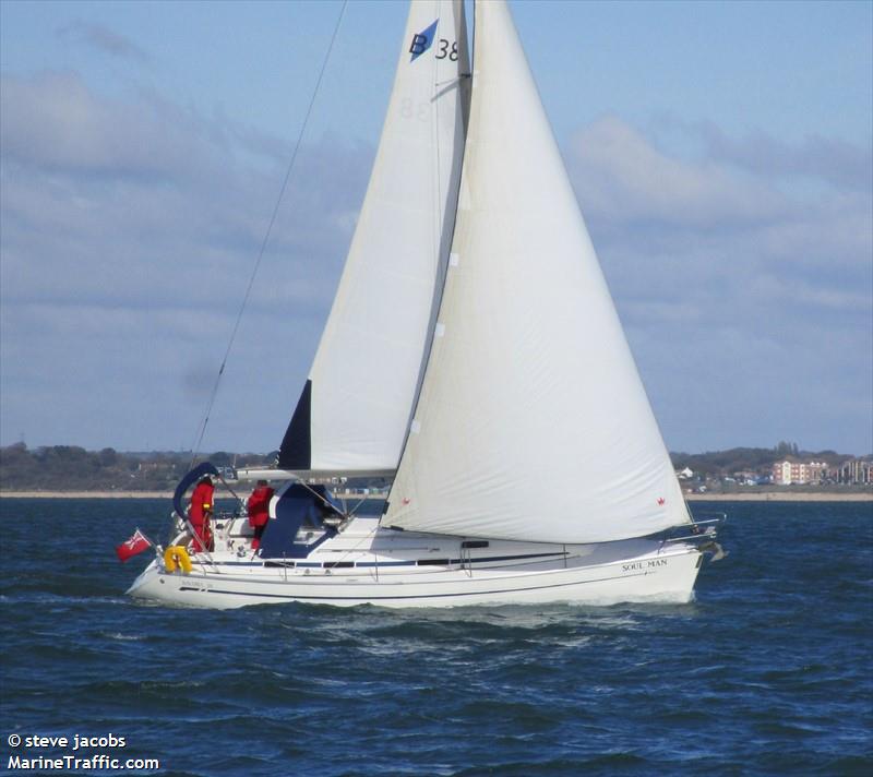 soul man (Sailing vessel) - IMO , MMSI 232019028, Call Sign MEF13 under the flag of United Kingdom (UK)