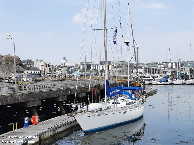 emily morgan (Sailing vessel) - IMO , MMSI 235016963, Call Sign MEKF5 under the flag of United Kingdom (UK)