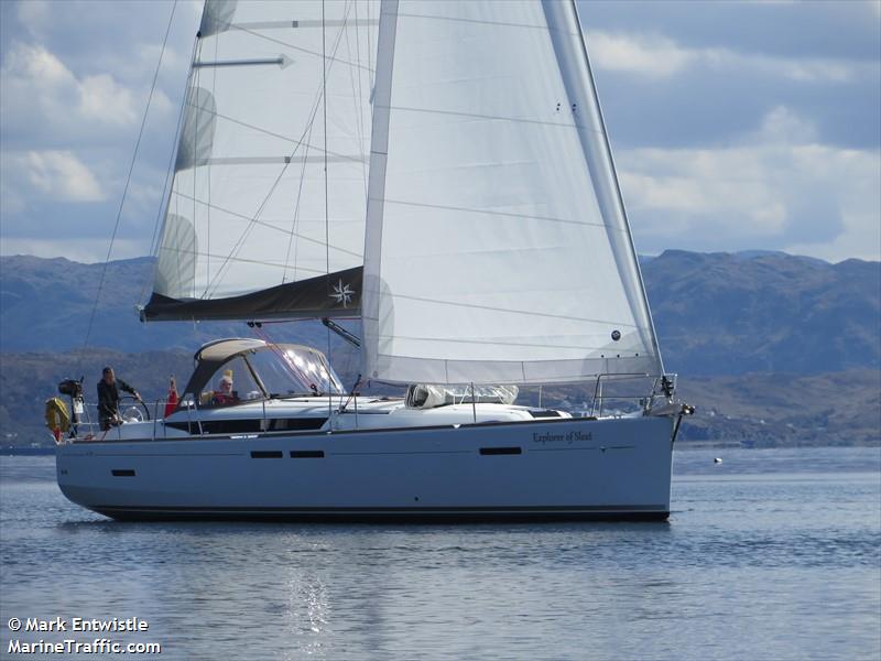 explorer of sleat (Pleasure craft) - IMO , MMSI 235109267, Call Sign 2IFH5 under the flag of United Kingdom (UK)