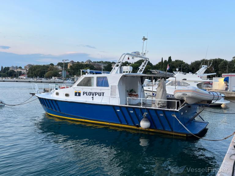 plovput 1 (HSC) - IMO , MMSI 238613840, Call Sign 9A6243 under the flag of Croatia