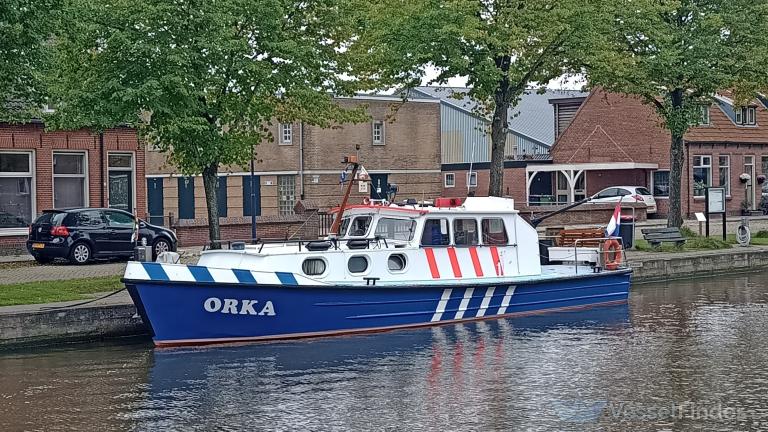 orka () - IMO , MMSI 244650315, Call Sign PD5079 under the flag of Netherlands
