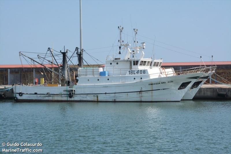 freccia del sud (Fishing vessel) - IMO , MMSI 247121220, Call Sign IOQT under the flag of Italy