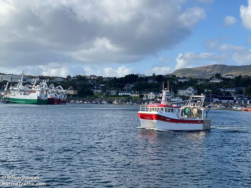 shazleah (Fishing vessel) - IMO , MMSI 250006021, Call Sign EIX-C5 under the flag of Ireland