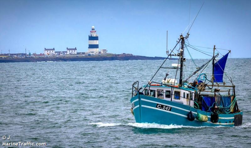 the morning lark (Fishing vessel) - IMO , MMSI 250351000, Call Sign EI6067 under the flag of Ireland