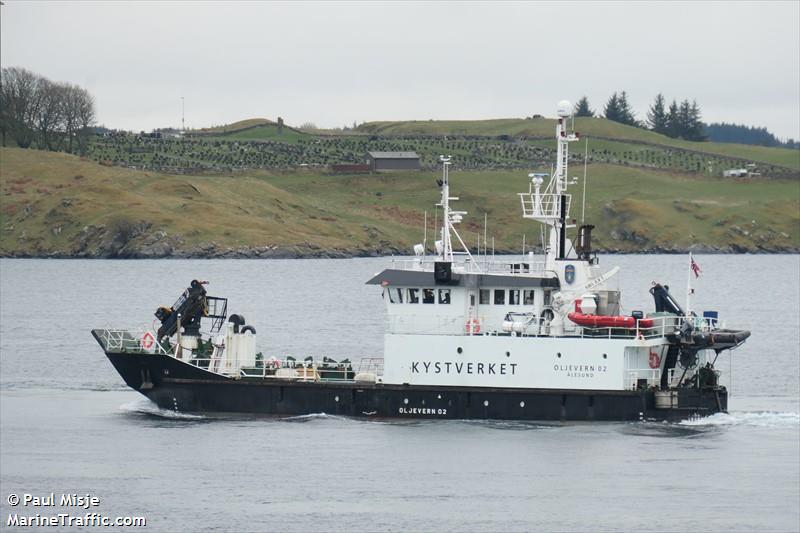 oljevern 02 (Pollution Control Vessel) - IMO 7728479, MMSI 257293500, Call Sign LGEK under the flag of Norway
