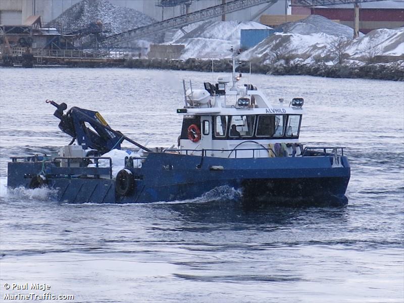 alvhild (Port tender) - IMO , MMSI 257529700, Call Sign LG7795 under the flag of Norway