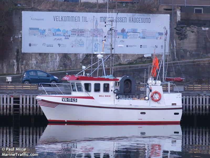bell rock (Fishing vessel) - IMO , MMSI 257877600 under the flag of Norway