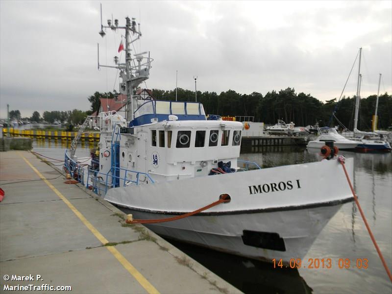 imoros 1 () - IMO , MMSI 261000040, Call Sign SQFU under the flag of Poland