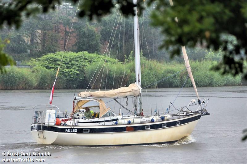 miles (Sailing vessel) - IMO , MMSI 261039030, Call Sign SPG4672 under the flag of Poland