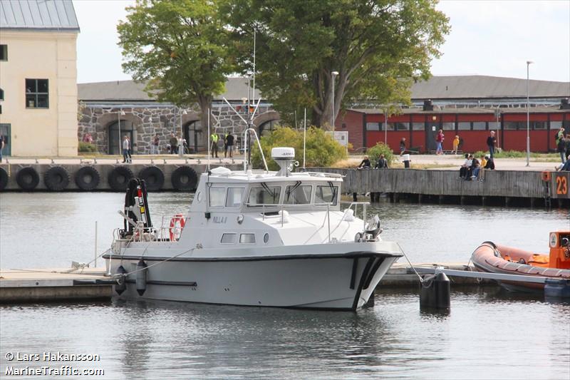 nilla ii (Military ops) - IMO , MMSI 265605890, Call Sign SFC8346 under the flag of Sweden