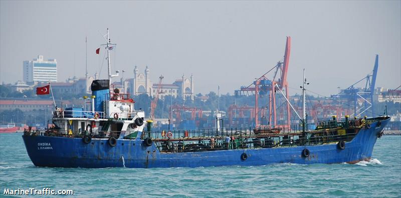 ondina (Tanker) - IMO , MMSI 271002201, Call Sign TCAU8 under the flag of Turkey