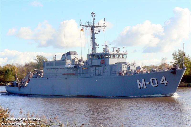 lv warship m 04 () - IMO , MMSI 275336000, Call Sign YLNV under the flag of Latvia