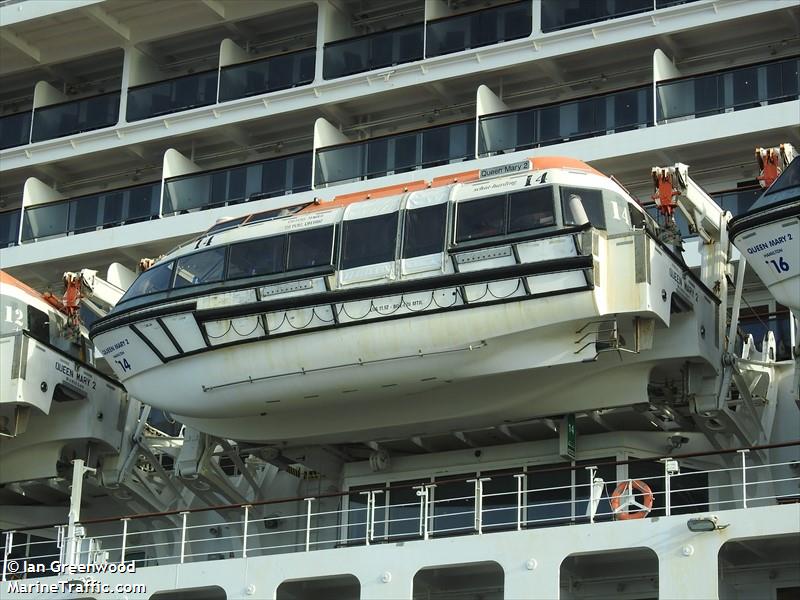 qm2 tender 14 () - IMO , MMSI 310627040 under the flag of Bermuda