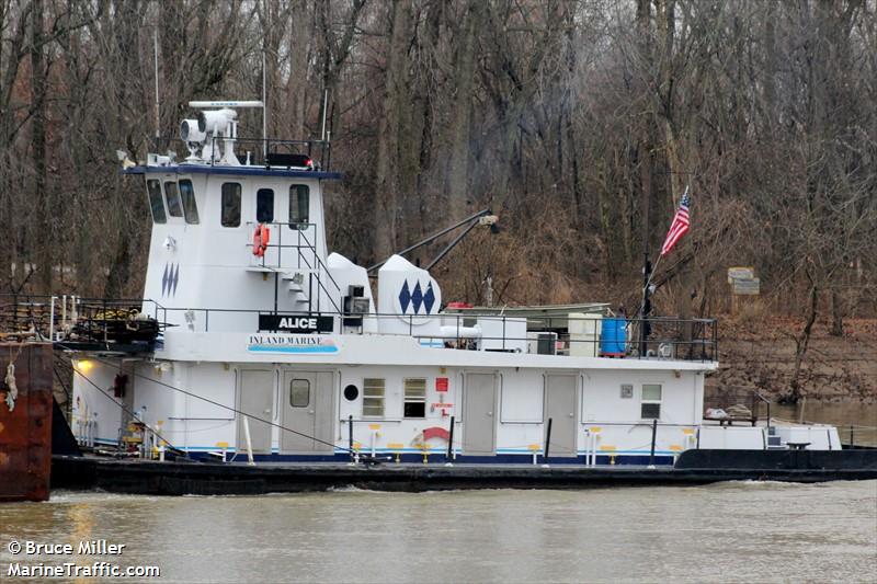 alice (Towing vessel) - IMO , MMSI 367514620, Call Sign WDG2338 under the flag of United States (USA)