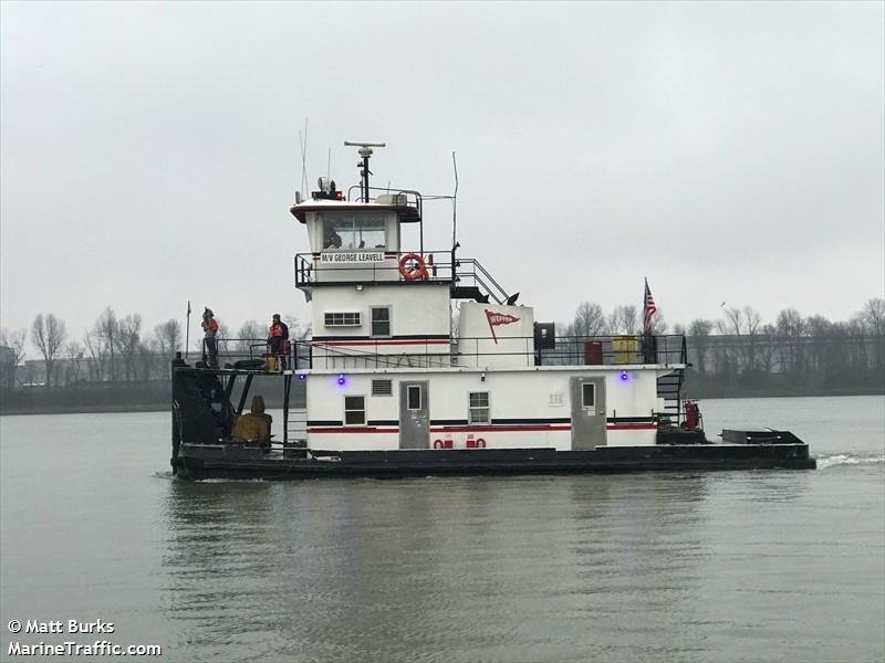george leavell (Towing vessel) - IMO , MMSI 367665370, Call Sign WDH9173 under the flag of United States (USA)