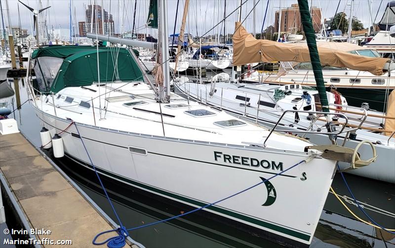 freedom (Sailing vessel) - IMO , MMSI 367798060, Call Sign WDM4621 under the flag of United States (USA)