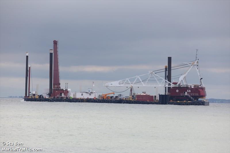 g.l. 58 (Other type) - IMO , MMSI 369378000, Call Sign WDK5866 under the flag of United States (USA)