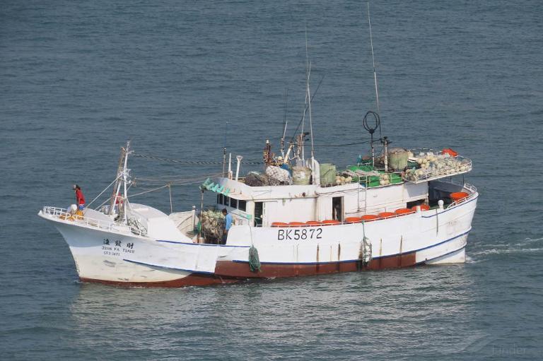jinn fa tsair (Fishing vessel) - IMO , MMSI 416001284, Call Sign BK5872 under the flag of Taiwan