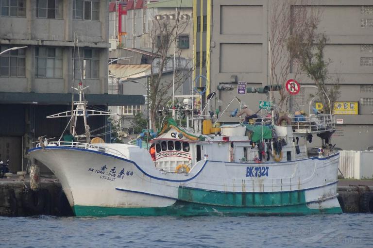 jin yuan chun no.6 (Fishing vessel) - IMO , MMSI 416001494, Call Sign BK7327 under the flag of Taiwan