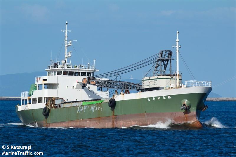 no3 kazuhisamaru (Cargo ship) - IMO , MMSI 431300694, Call Sign JJ3946 under the flag of Japan