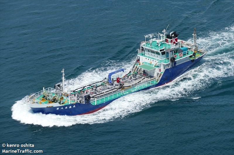 no.8 ooshima maru (Tanker) - IMO , MMSI 431301609 under the flag of Japan