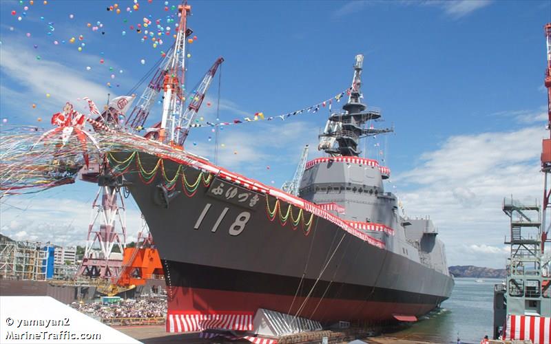 fuyuzuki (Military ops) - IMO , MMSI 431999554, Call Sign JSTD under the flag of Japan